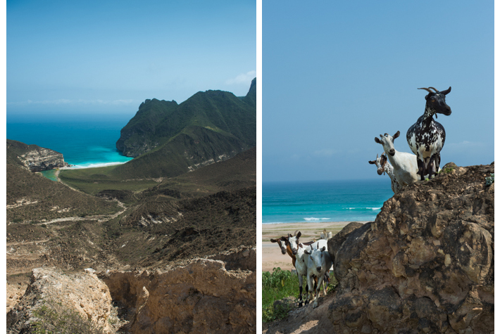 on the Arabian sea south of Salalah