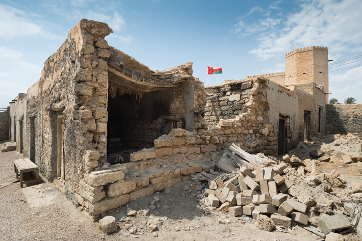 ruins of old souq, Mirbat