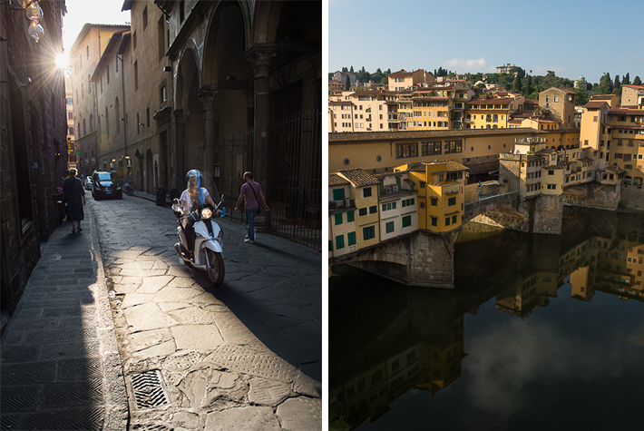 scooter and Ponte Vecchio