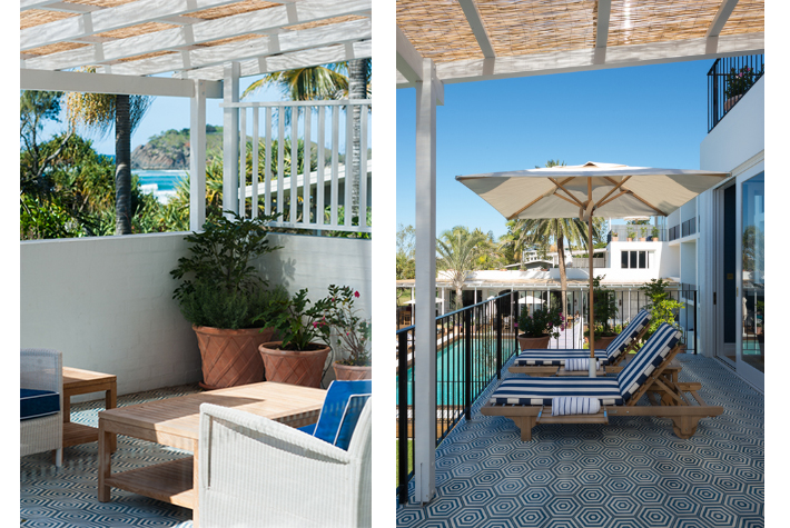 balconies from suites