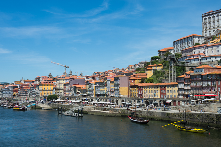 Bars and restaurants on the Douro.