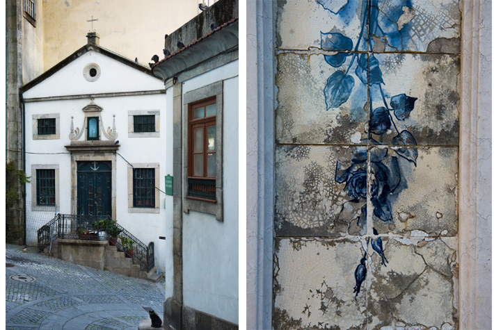 Downhill from the Jewish quarter.