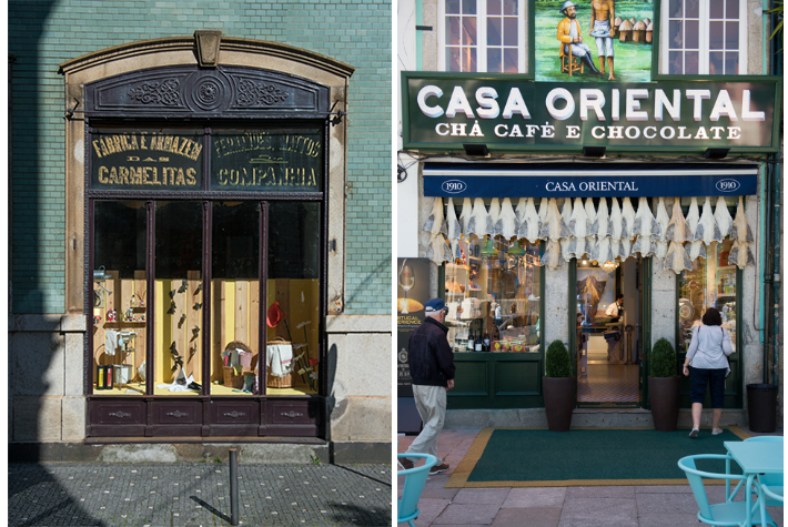 Vintage shop fronts.