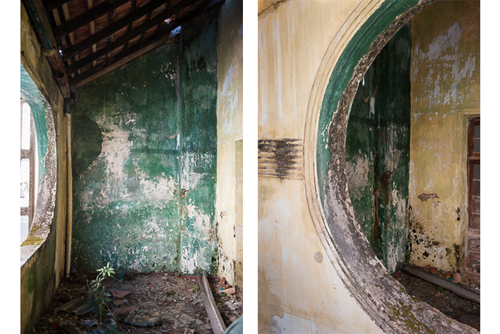 Interior of deserted house, Galle Fort, Sri Lanka