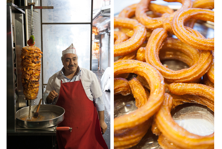 best kebap at spice market, best  baklava at Bilgleoglu