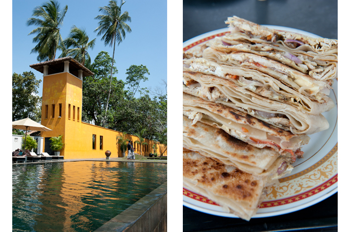 Kahanda Kanda, roti at Sunset Cafe