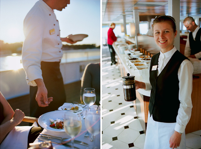 dining on the River Princess