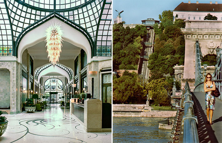 Gresham Palace, Szechenyi Chain Bridge