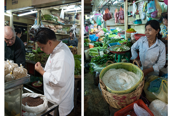 Russian market - Alain and Meng, noodles