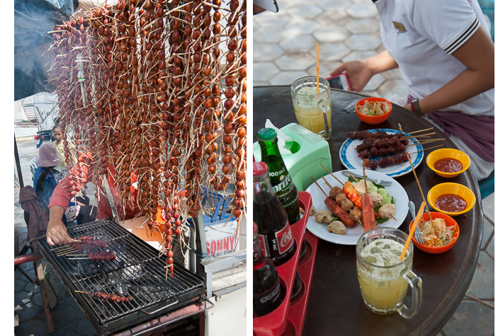 street food at Wat Nokor