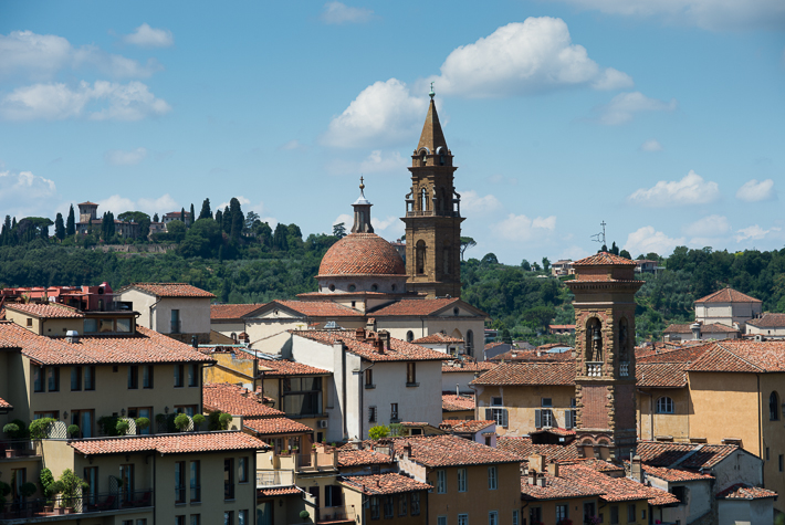 rooftops across the Arno