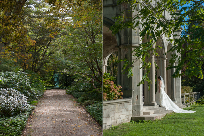 garden, bride - Coe house