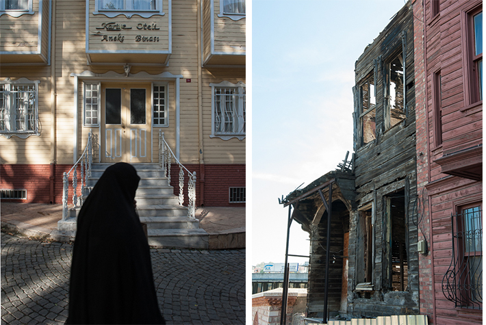 wooden houses Edirnekapi