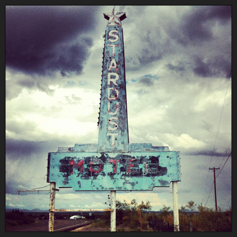 signage for the old Stardust Motel
