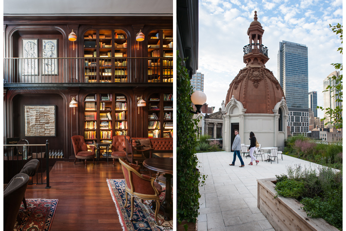 Nomad library and roof