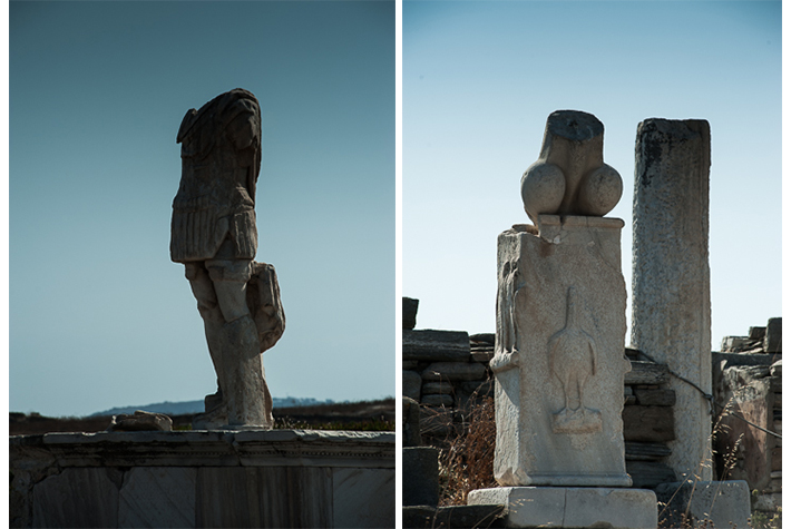 Antiquities, Delos, Greece