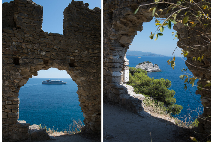 Fortress wall, Parga, Greece