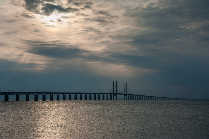 the bridge, from the Malmo side