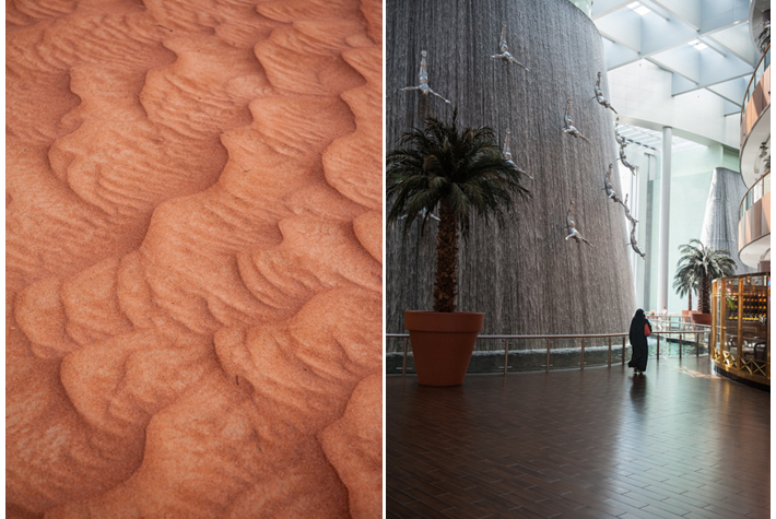 desert, fountain - Dubai Mall