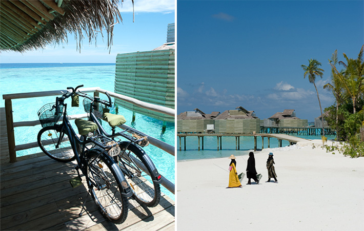 Personal Bikes, Abaya Clad Women