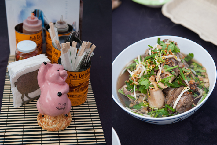The Pig  & The Lady Noodle Bar at the farmers market